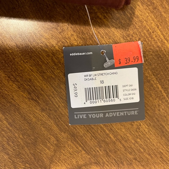 Eddie Bauer NWT Boyfriend Trouser - Size 18 - Picture 3 of 9